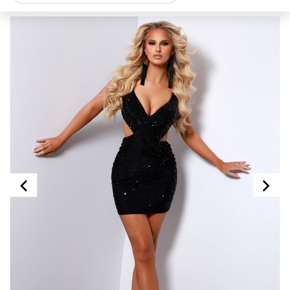 Johnathan Kayne Black Cocktail Dress